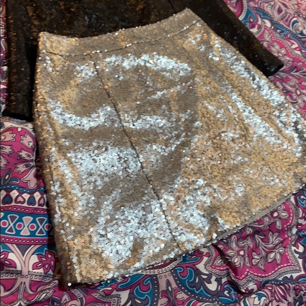 Two for one. Mini skirts.